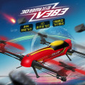 WL brinquedos V383 500 Elétrica 3D 2.4G 6CH 3D RC Quad helicóptero helicóptero